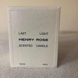 Henry Rose Last Light Scented Candle- NWB